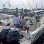 2017 IGFA Women’s 6# Test Line Class Mako Shark World Record (126.4 lbs.) was set by Maureen Klause, Mate Cullen Wright & Captain Ricky Wheeler (Trade In).